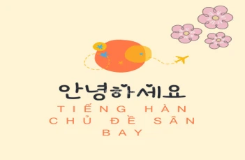 Từ vựng và Mẫu câu Tiếng Hàn Chủ Đề Sân Bay Được Sử Dụng Nhiều Nhất