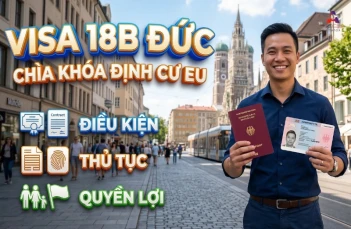 Visa 18B là gì? Điều kiện, Thủ tục và Quyền lợi định cư Đức mới nhất