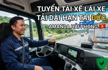 Tuyển tài xế lái xe tải dài hạn tại Đức - Lộ trình làm việc chi tiết 2026