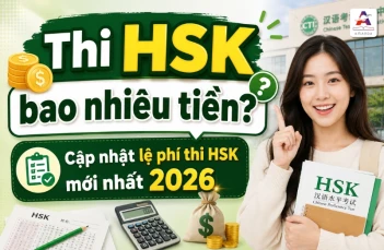 Thi HSK bao nhiêu tiền? Cập nhật lệ phí thi HSK mới nhất 2026