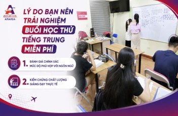Học thử Tiếng Trung Miễn Phí tại Amanda Hải Phòng