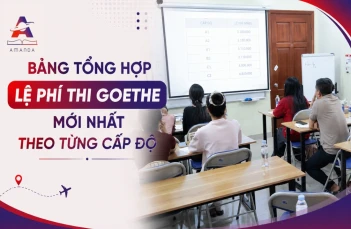 Lệ phí thi Goethe mới nhất 2026 - Chi tiết các cấp độ A1 - C2